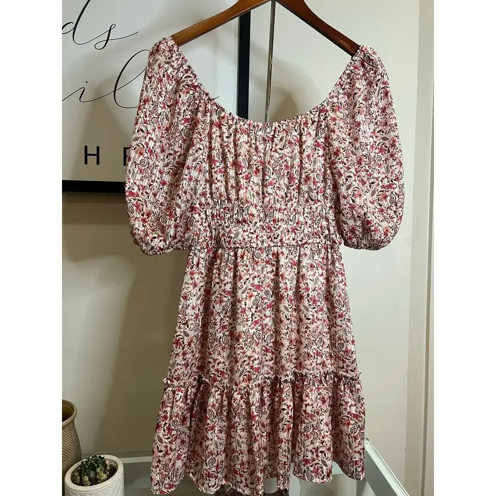 Adorable Floral Babydoll Dress - Picture 2 of 8
